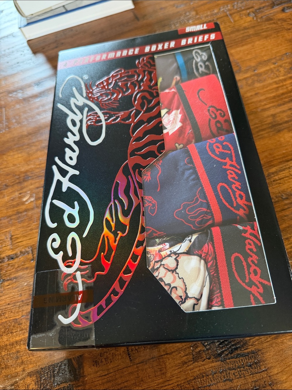 Ed Hardy SMALL Boxer Briefs 4 Pack